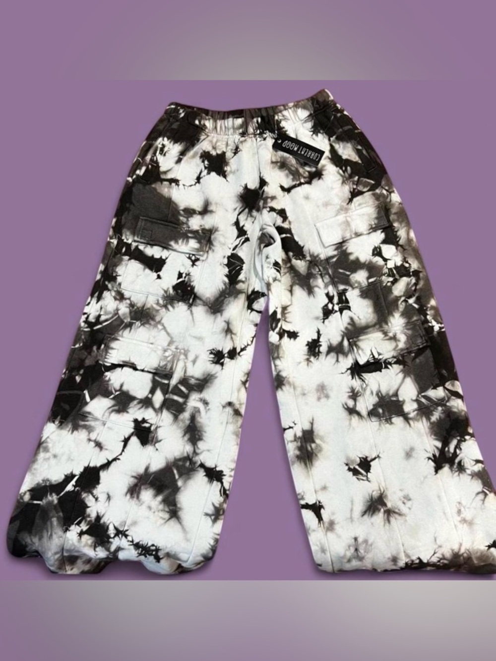 Current Mood x Doll Kill - CATACOMBS WIDE LEG CARGO PANTS